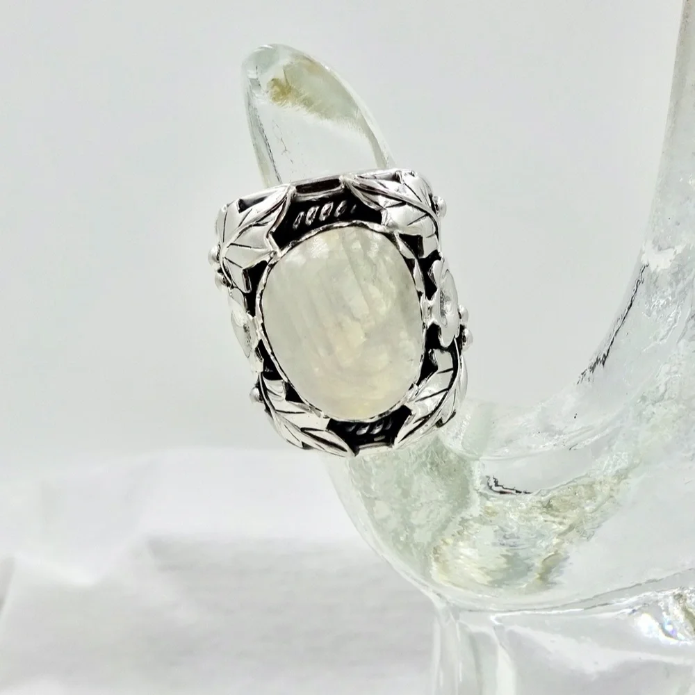 ARYA STERLING SILVER RING Angel Aura Opal Quartz